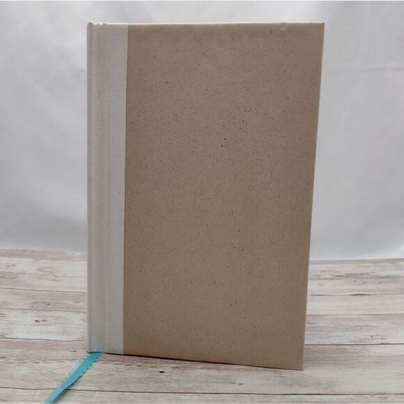 Beige Vintage Book Journal, Blank Book Journal, Recycled Journal - Picture 6 of 6